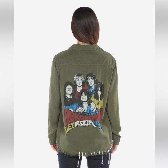Lauren Moshi Tops - New Lauren Moshi Aerosmith Button Down Top